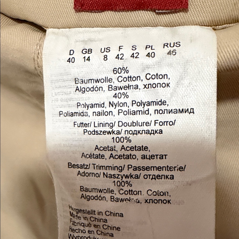 Olsen contemporary, Beige Women's Skirt size 8 - Picture 6 of 7